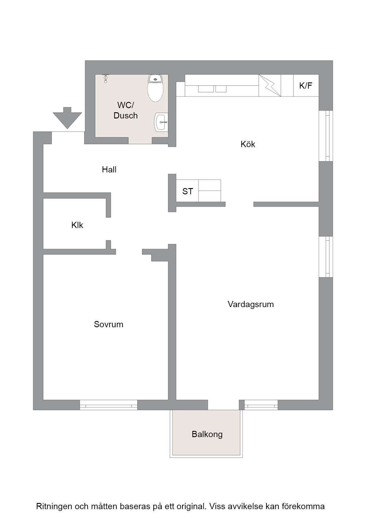 2 rum Lägenhet på Fritzhemsgatan 63 B Frösön Östersunds kommun - bild 12