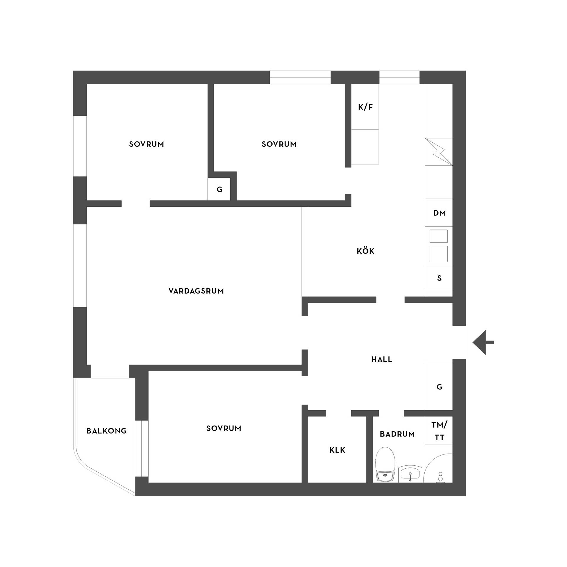 4 rum Lägenhet på Björkhemsgatan 57 Sjöbo Borås kommun - bild 20