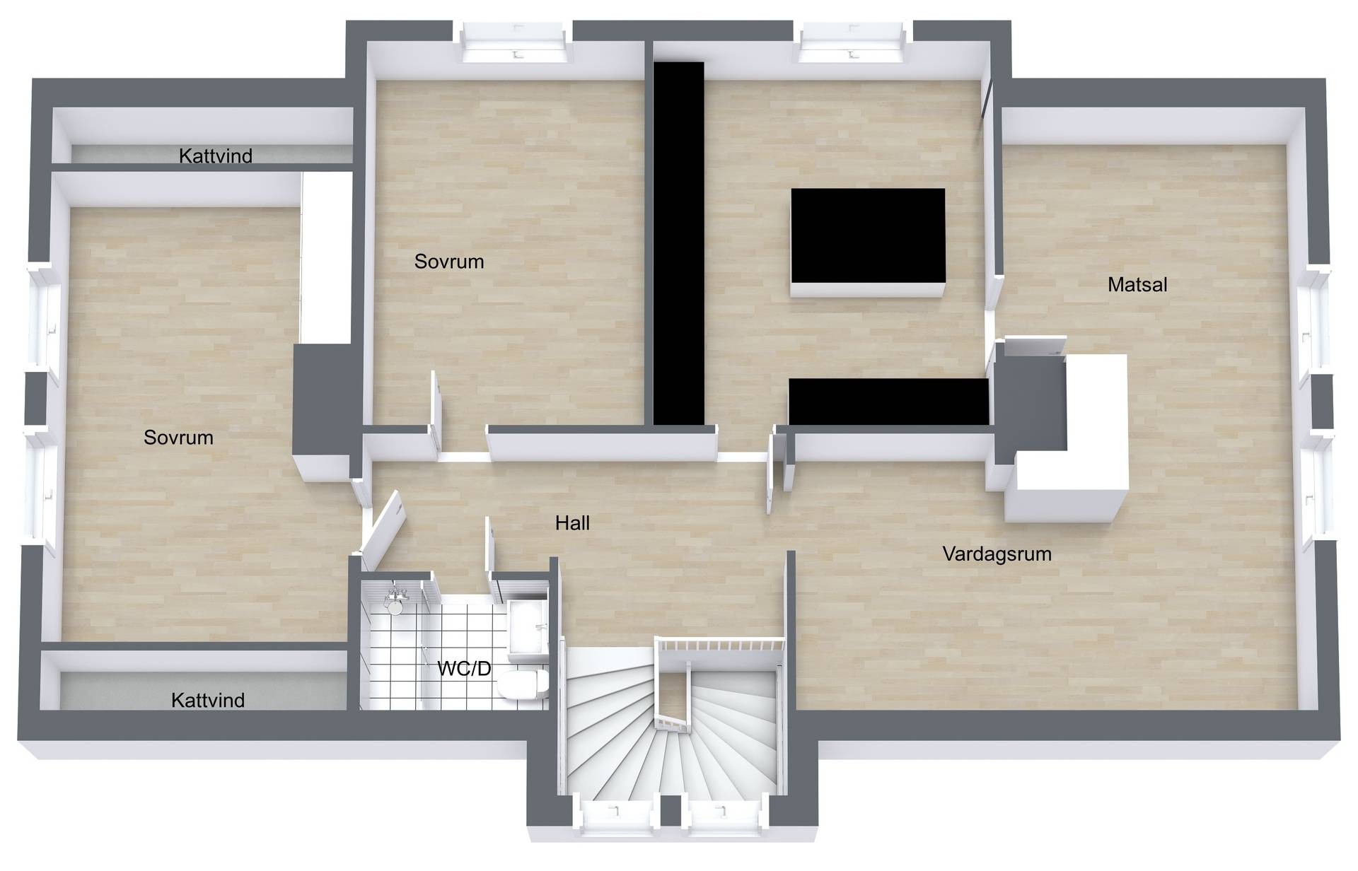 12 rum Villa på Stationsvägen 1 & 3 Centrum Knivsta kommun - bild 90