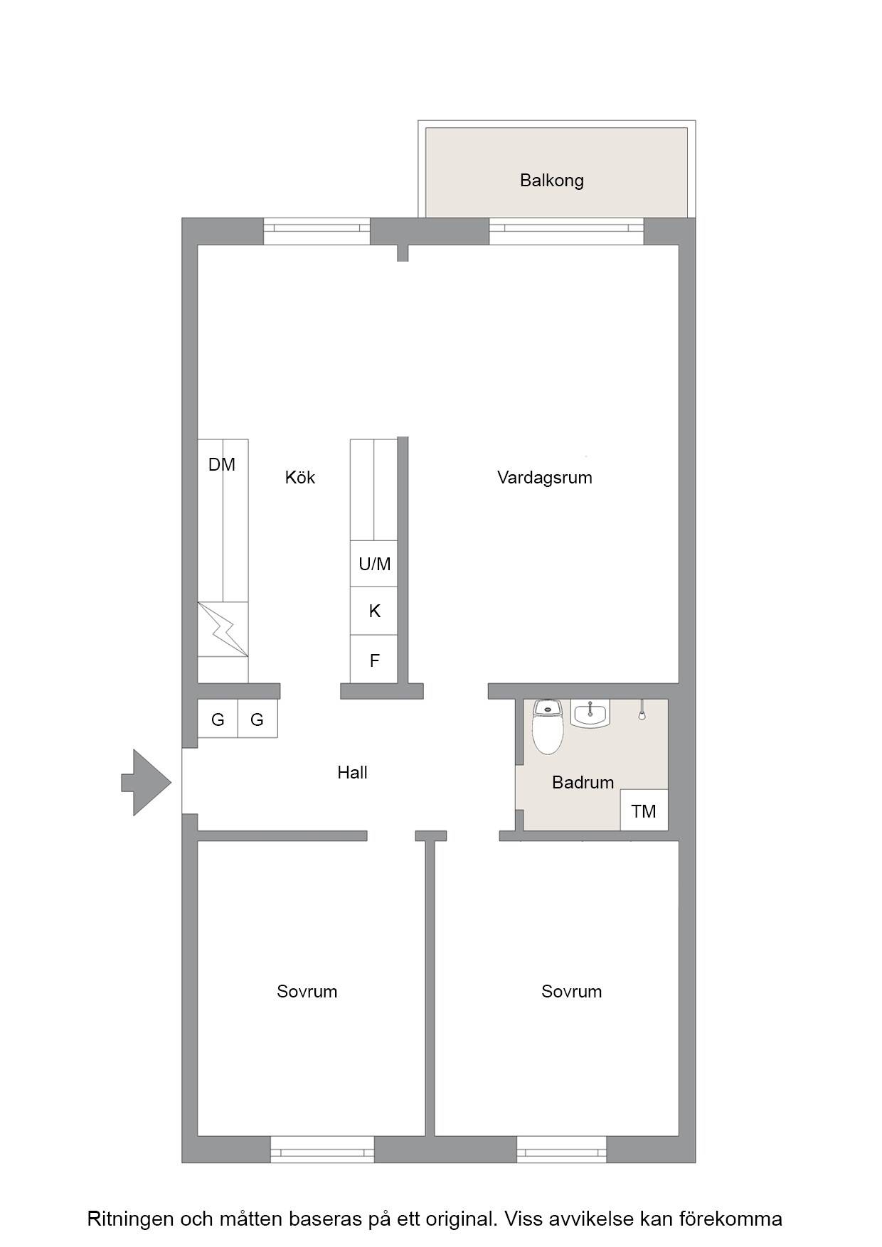 3 rum Lägenhet på Fritzhemsgatan 61 C Frösön Östersunds kommun - bild 15