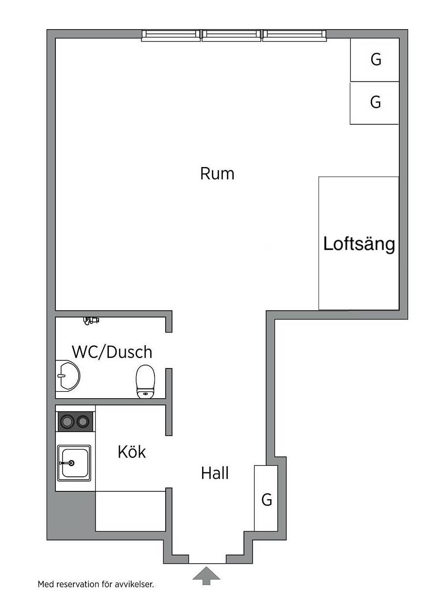 1 rum Lägenhet på Alströmergatan 49 Kungsholmen Stockholms kommun - bild 23