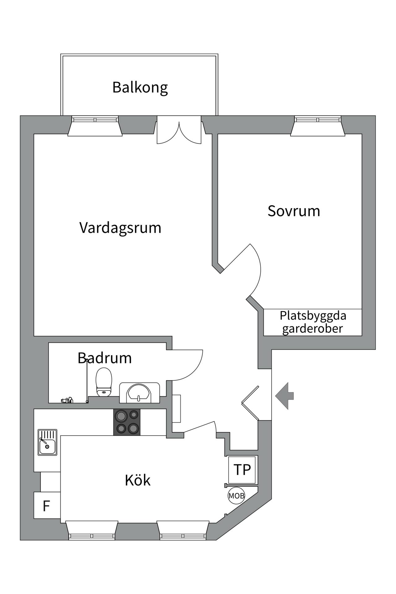 2 rum Lägenhet på Hagagränd 2 Vasastan Stockholms kommun - bild 26