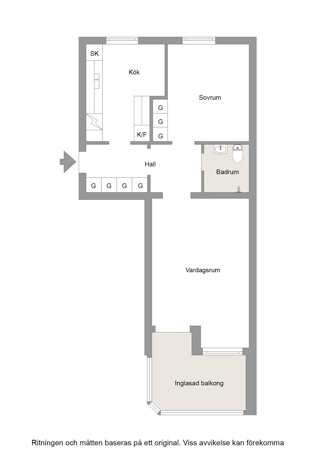 2 rum Lägenhet på Krondikesvägen 18 D Tegelplan Östersunds kommun - bild 15