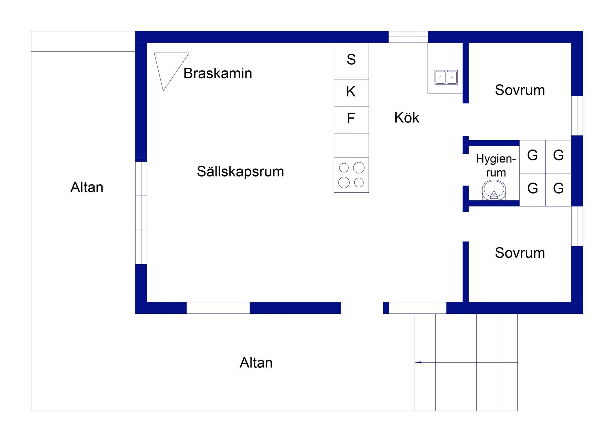 3 rum Vinterbonat fritidshus på Byholmsslingan 42 Löparö Norrtälje kommun - bild 7