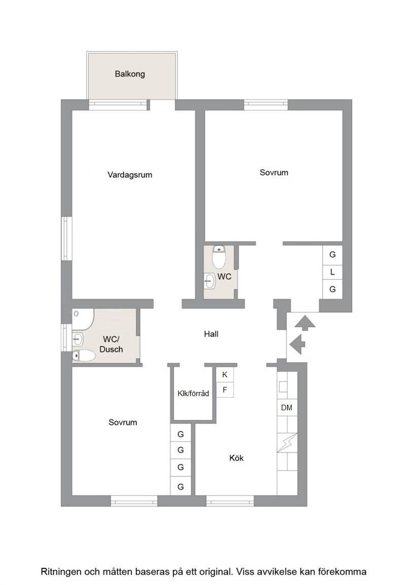 3 rum Lägenhet på Sjömansgatan 15A Skelleftehamn Skellefteå kommun - bild 19