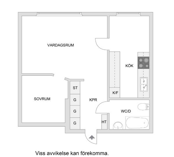 1.5 rum Lägenhet på Kyrkogatan 7 Centrala Sundbyberg Sundbybergs kommun - bild 18