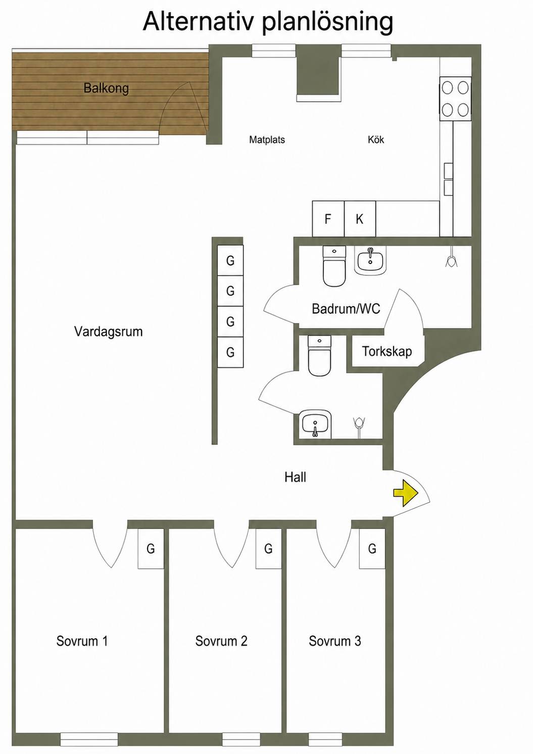 3 rum Lägenhet på Myggdalsvägen 122 Centrala Tyresö Tyresö kommun - bild 28