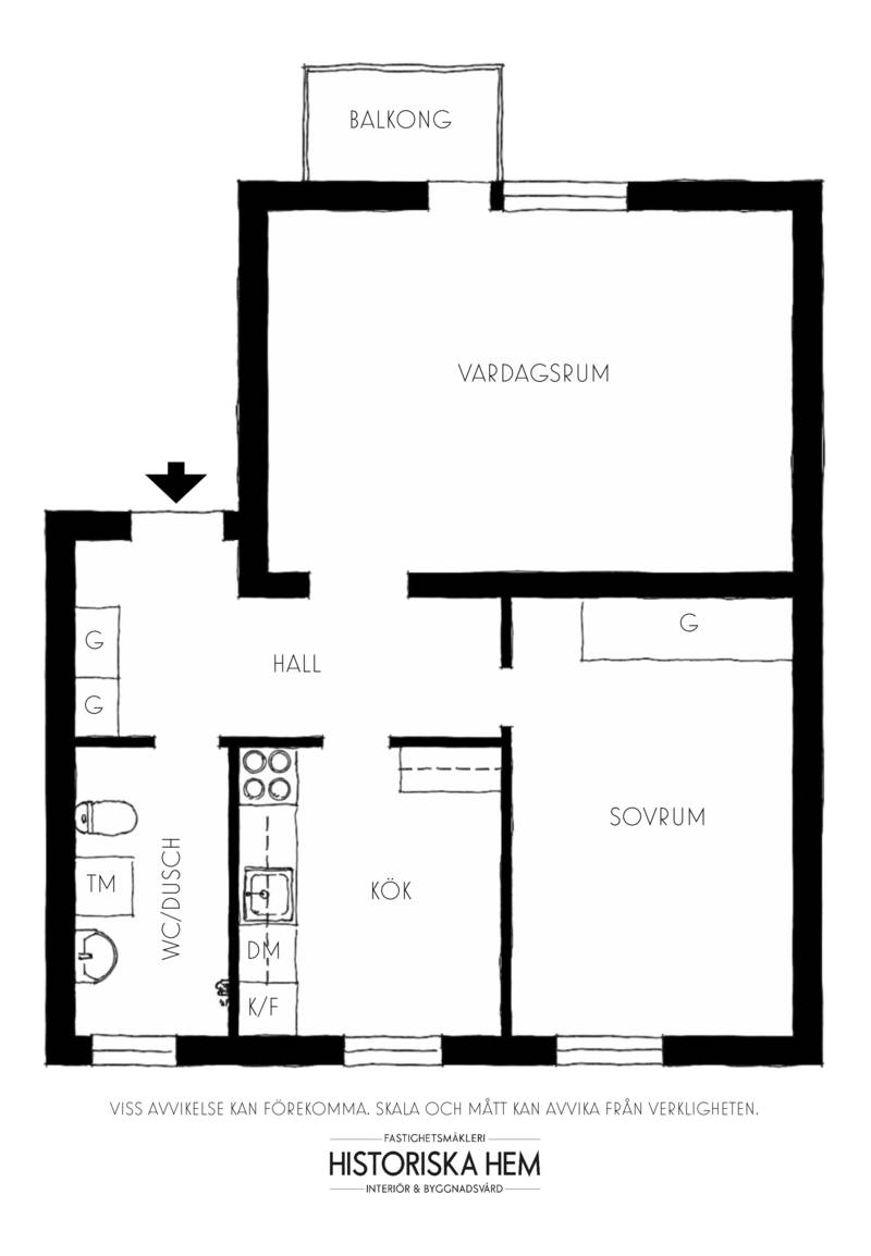2 rum Lägenhet på Fregattvägen 34 Gröndal Stockholms kommun - bild 53