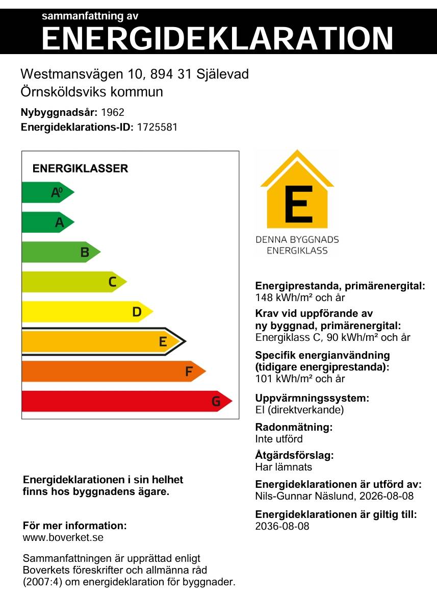 6 rum Villa på Westmansvägen 10 Själevad Örnsköldsviks kommun - bild 41
