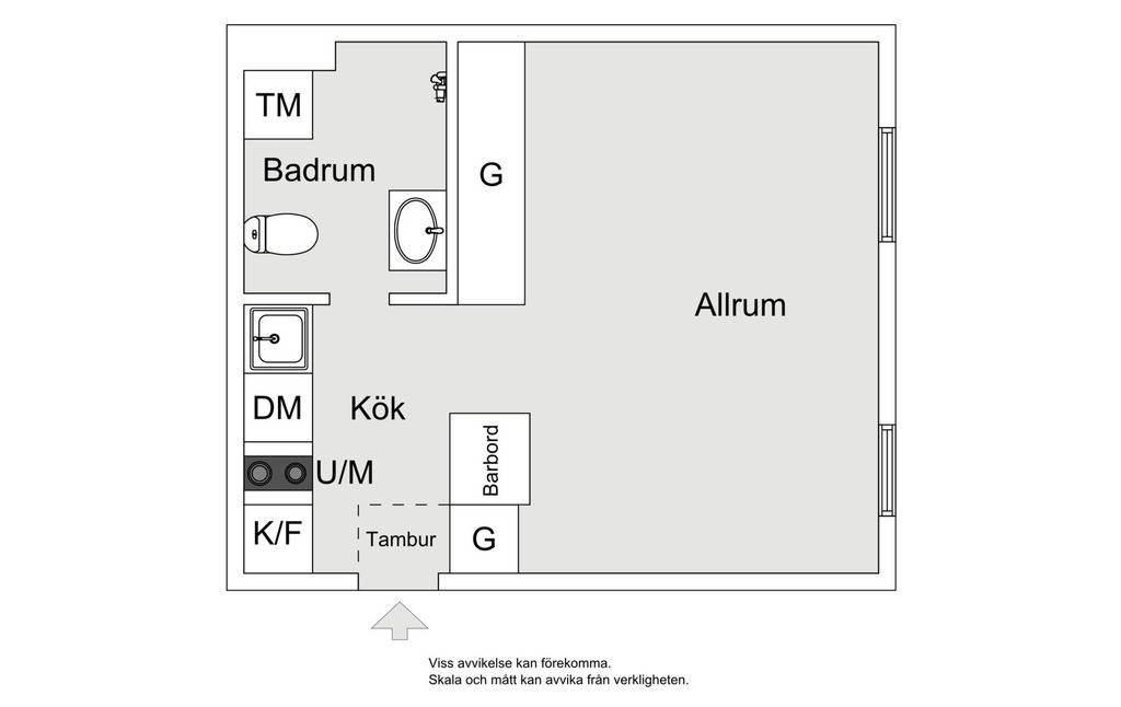 1 rum Lägenhet på Konstgjutarvägen 28 Globen Stockholms kommun - bild 18