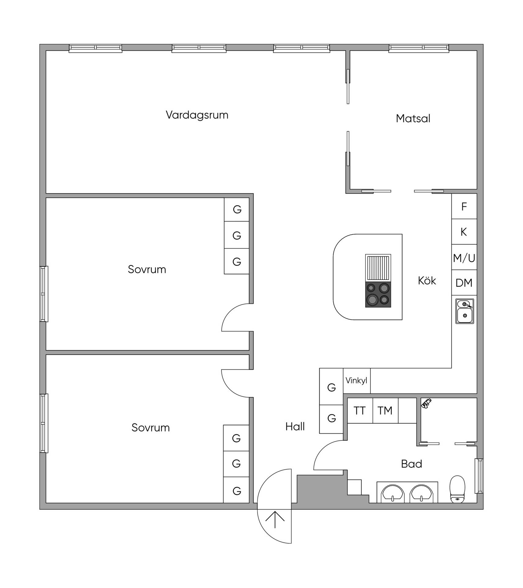 4 rum Lägenhet på Nygatan 11 Kungsbacka Kungsbacka kommun - bild 18