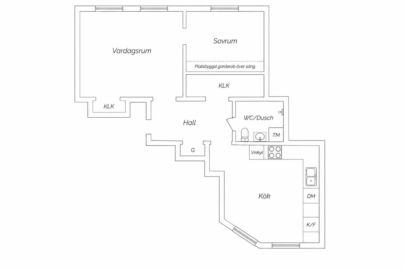 2 rum Lägenhet på Fridhemsgatan 39 Kungsholmen Stockholms kommun - bild 30