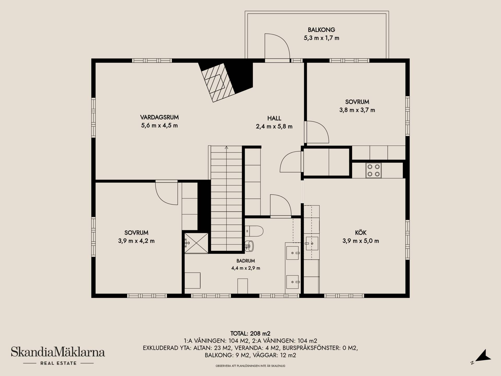 6 rum Villa på Holmgatan 11 Centrum Tibro kommun - bild 46