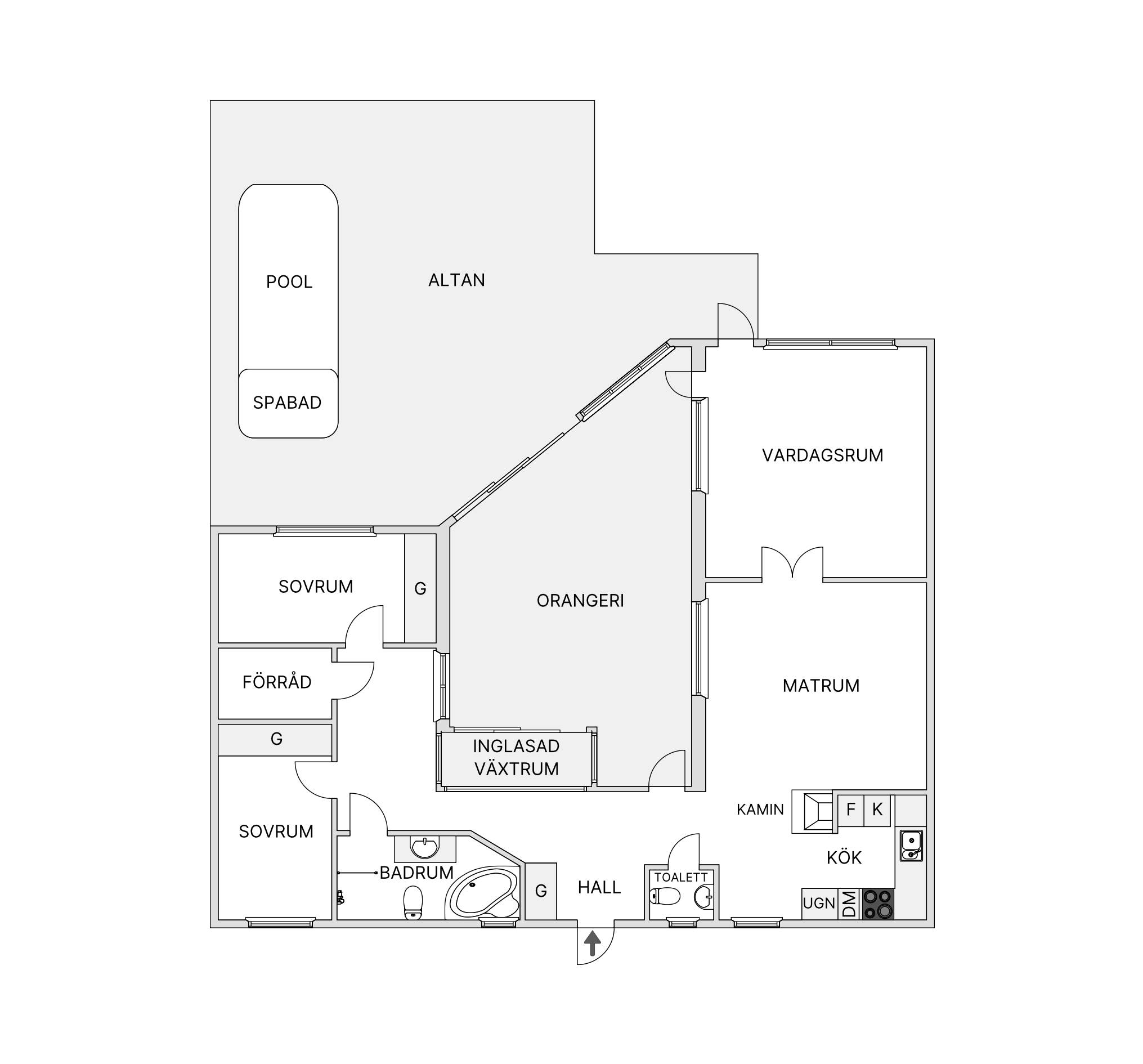 4 rum Villa på Brovägen 9 Hässleholm - Björkviken Hässleholms kommun - bild 24