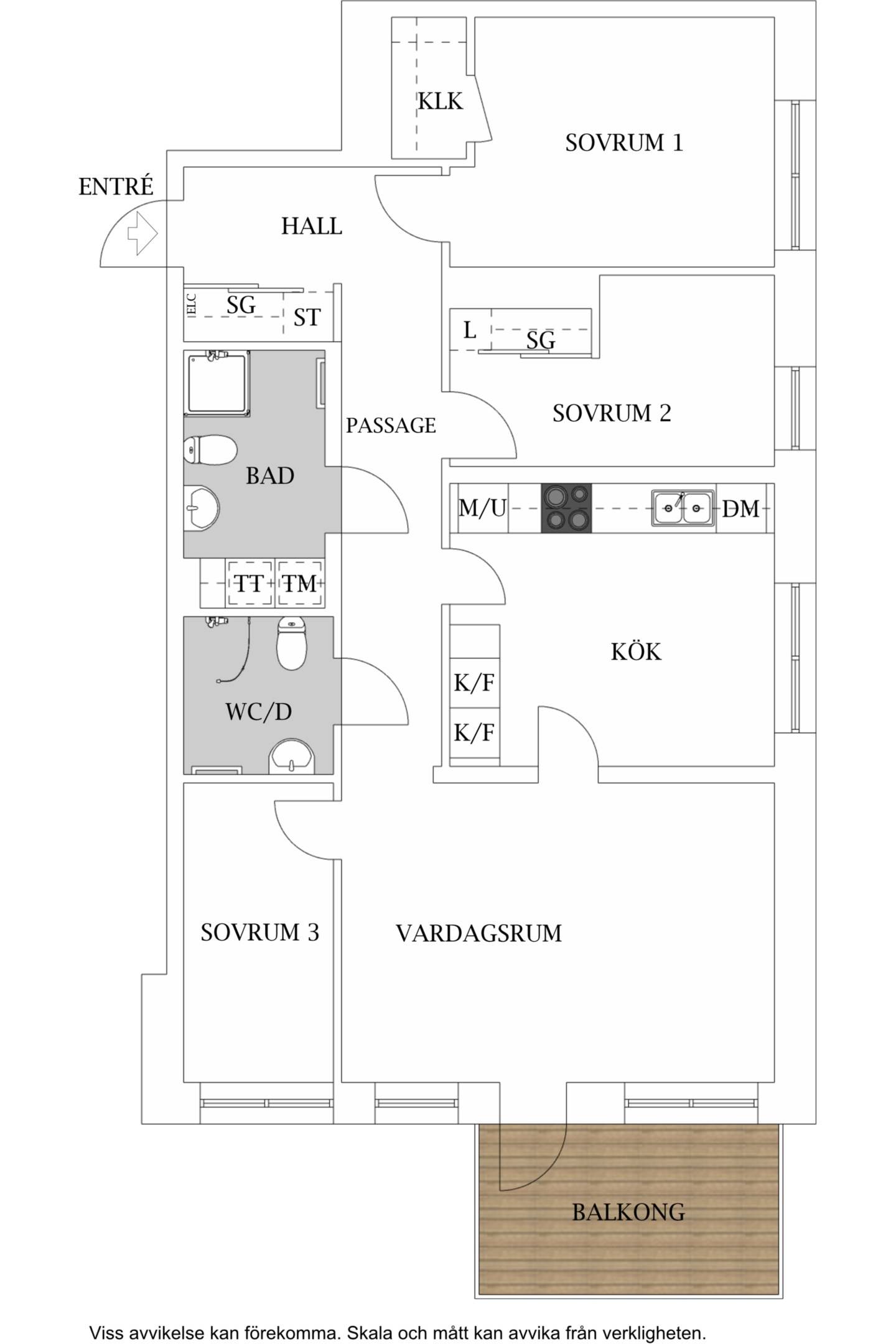 4 rum Lägenhet på Fabriksvägen 8 Bolinder Strand Järfälla kommun - bild 38