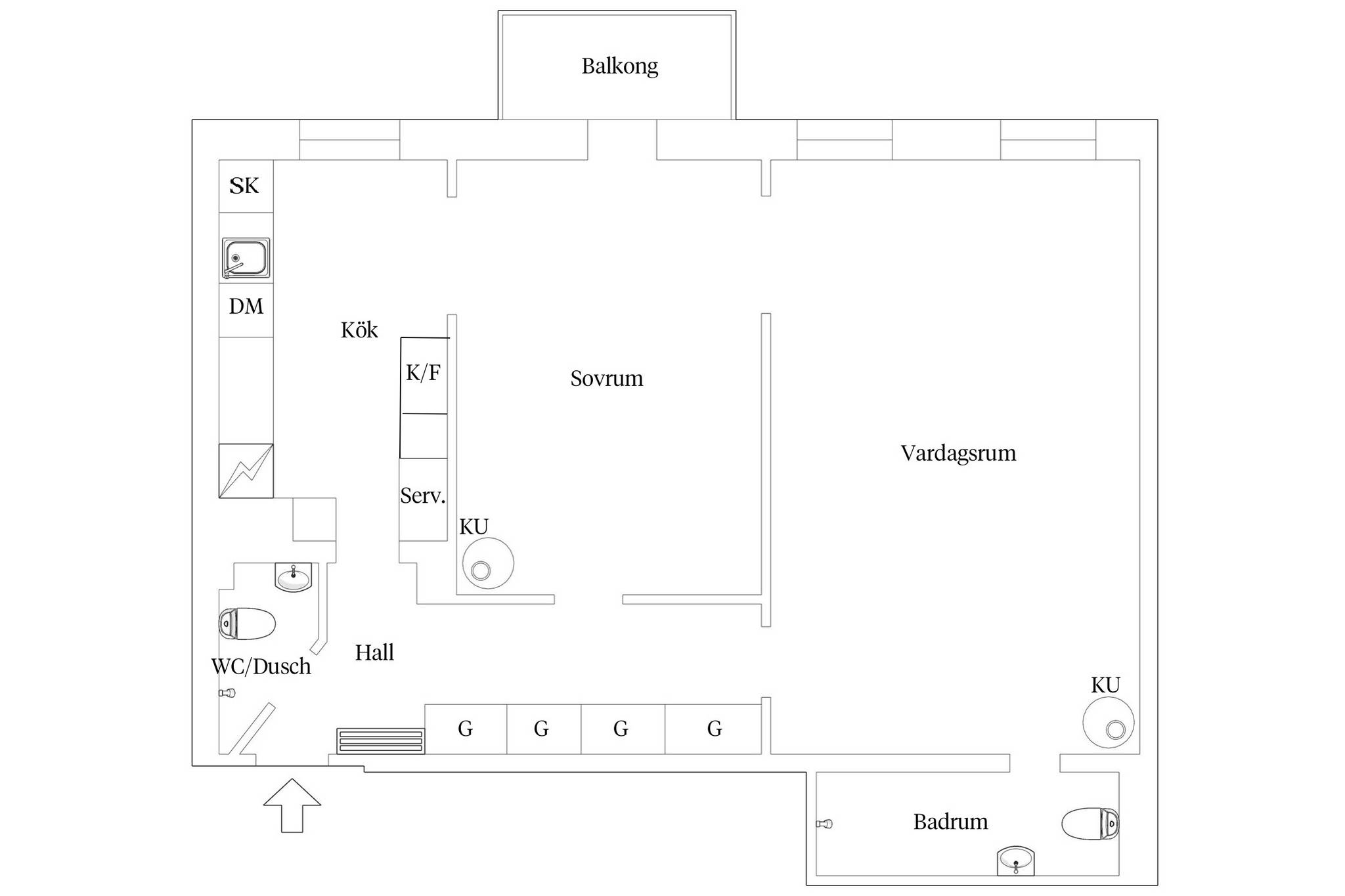 2 rum Lägenhet på Svartensgatan 8B, 2 tr Södermalm Katarina Stockholms kommun - bild 43