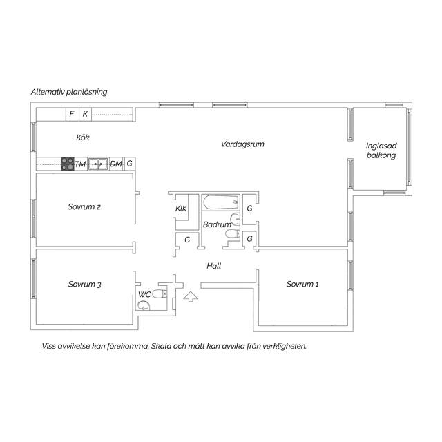 4 rum Lägenhet på Rådjursstigen 44 Bergshamra Solna kommun - bild 42
