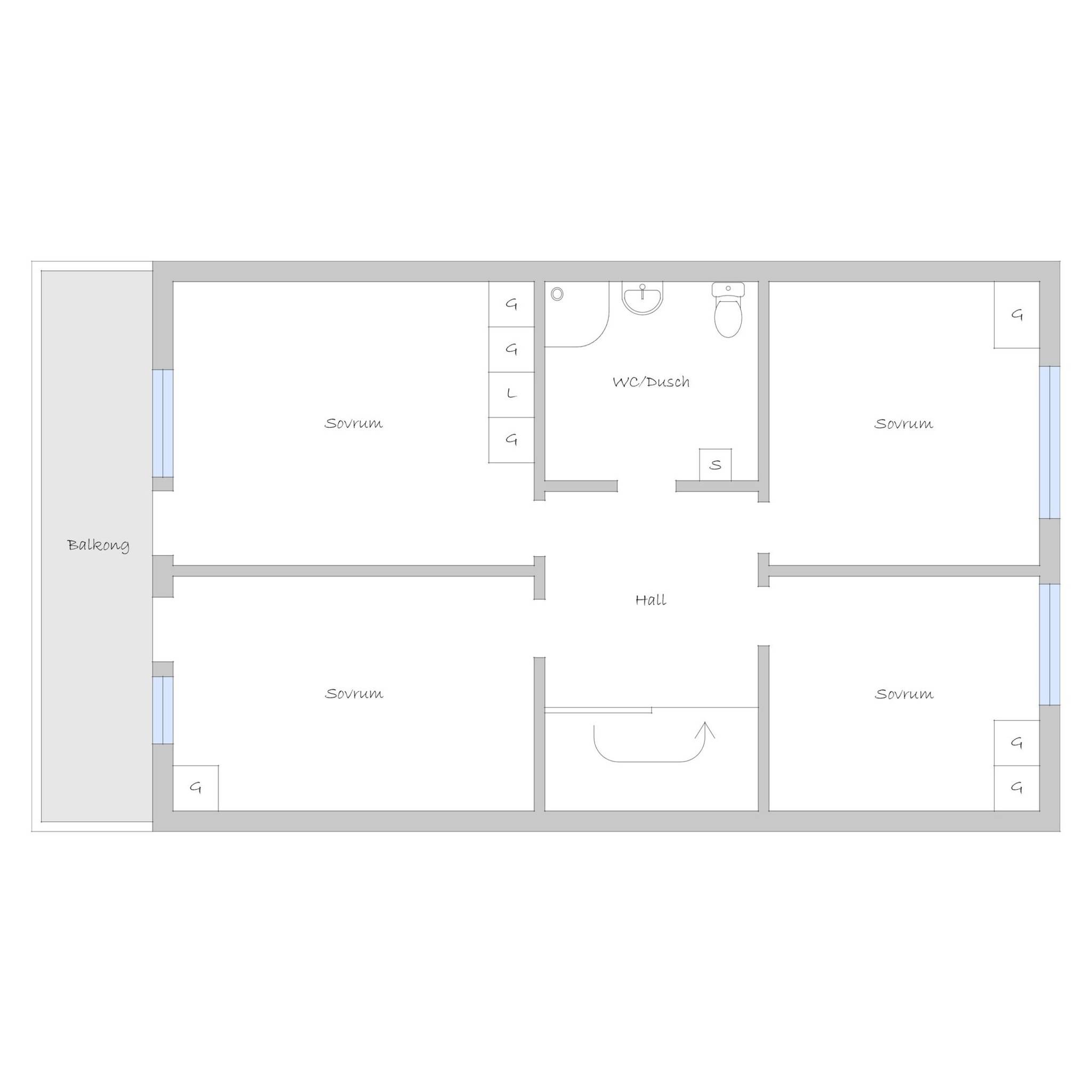 5 rum Radhus på Gökropsvägen 4F Mariehem Umeå kommun - bild 40