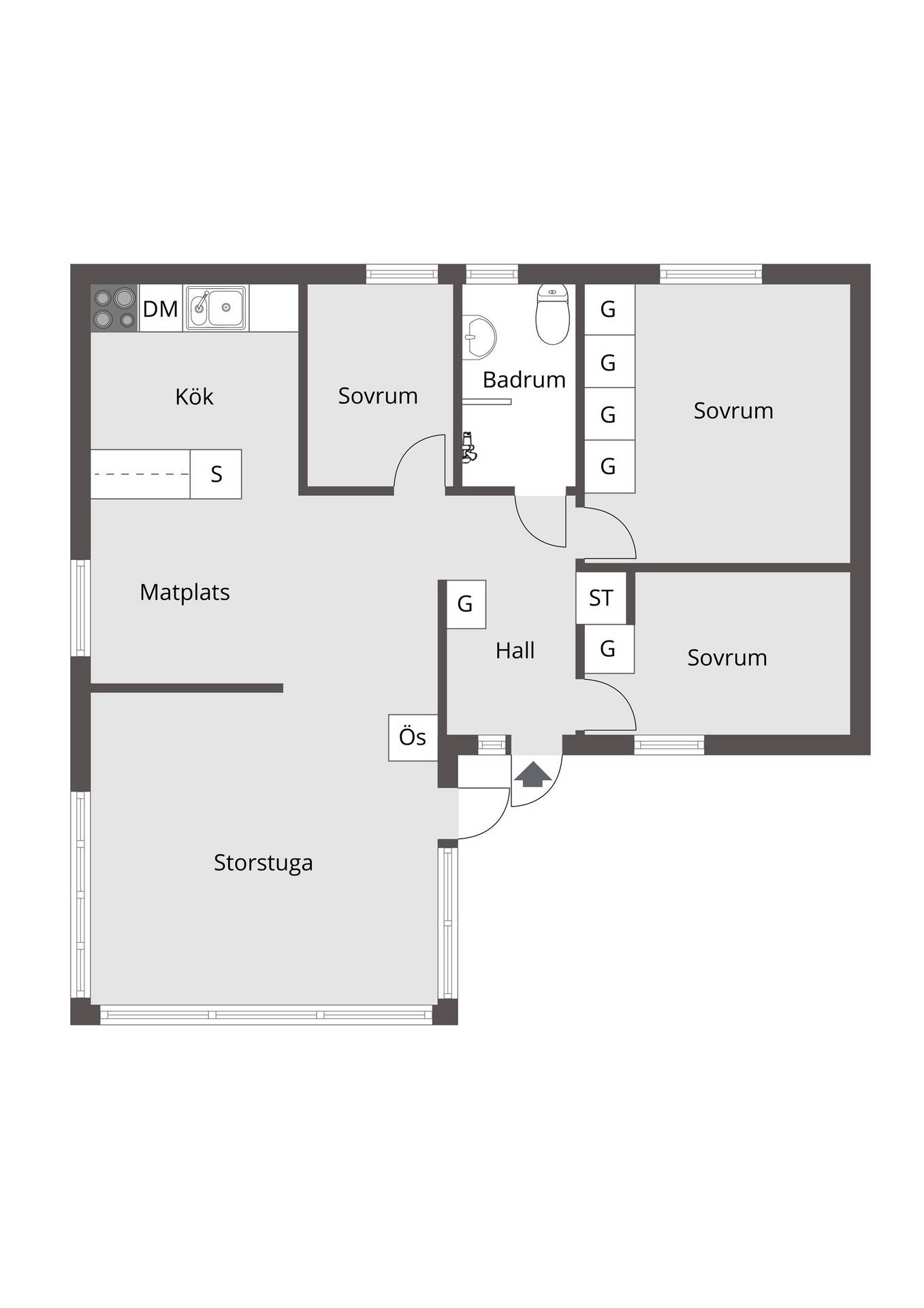 4 rum Villa på Långsjövägen 18 Garns Ekskogen Vallentuna kommun - bild 41