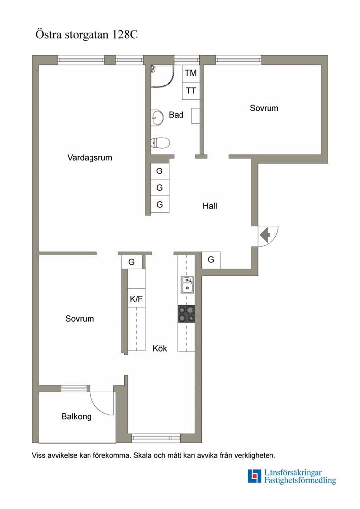 3 rum Lägenhet på Östra storgatan 128 C Liljeholmen Jönköpings kommun - bild 29