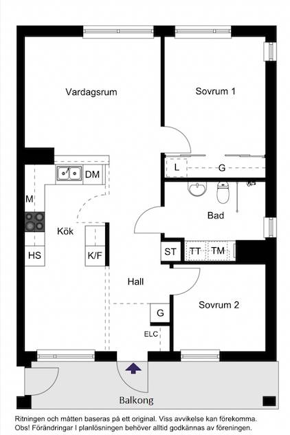 3 rum Lägenhet på Mariehällstorget 6, 6tr. Bromma / Annedal Stockholms kommun - bild 22