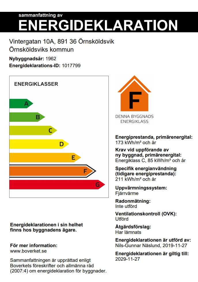 2 rum Lägenhet på Vintergatan 10B Centralt Örnsköldsviks kommun - bild 23