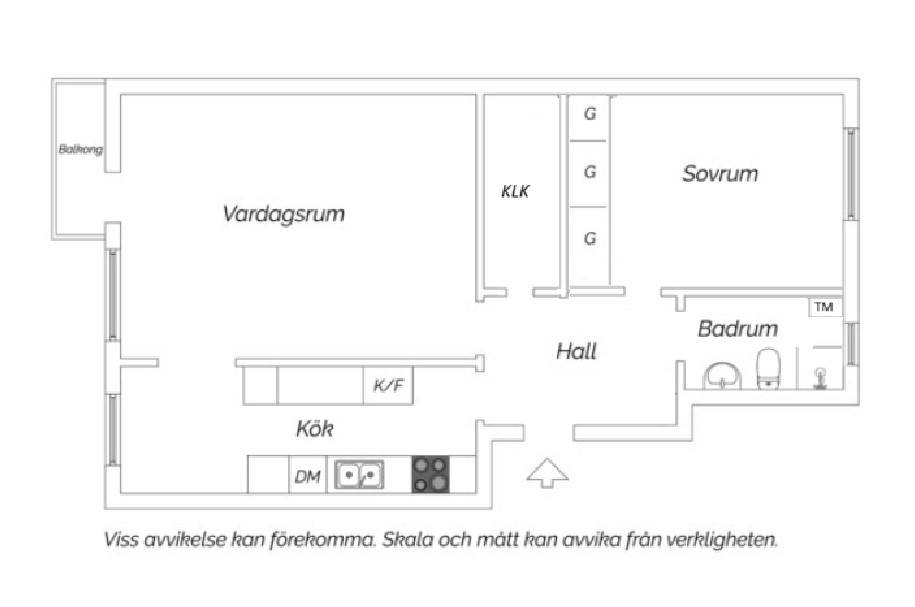 2 rum Lägenhet på Vagnmansgatan 28 Eneborg Helsingborgs kommun - bild 19