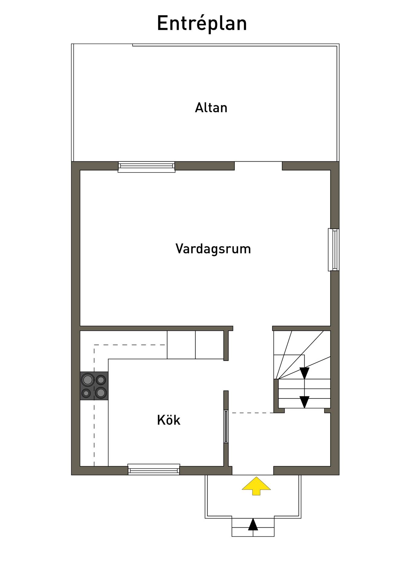 3 rum Par-/kedje-/radhus på Stiernhööksvägen 1A Kyrkbacken Falu kommun - bild 37