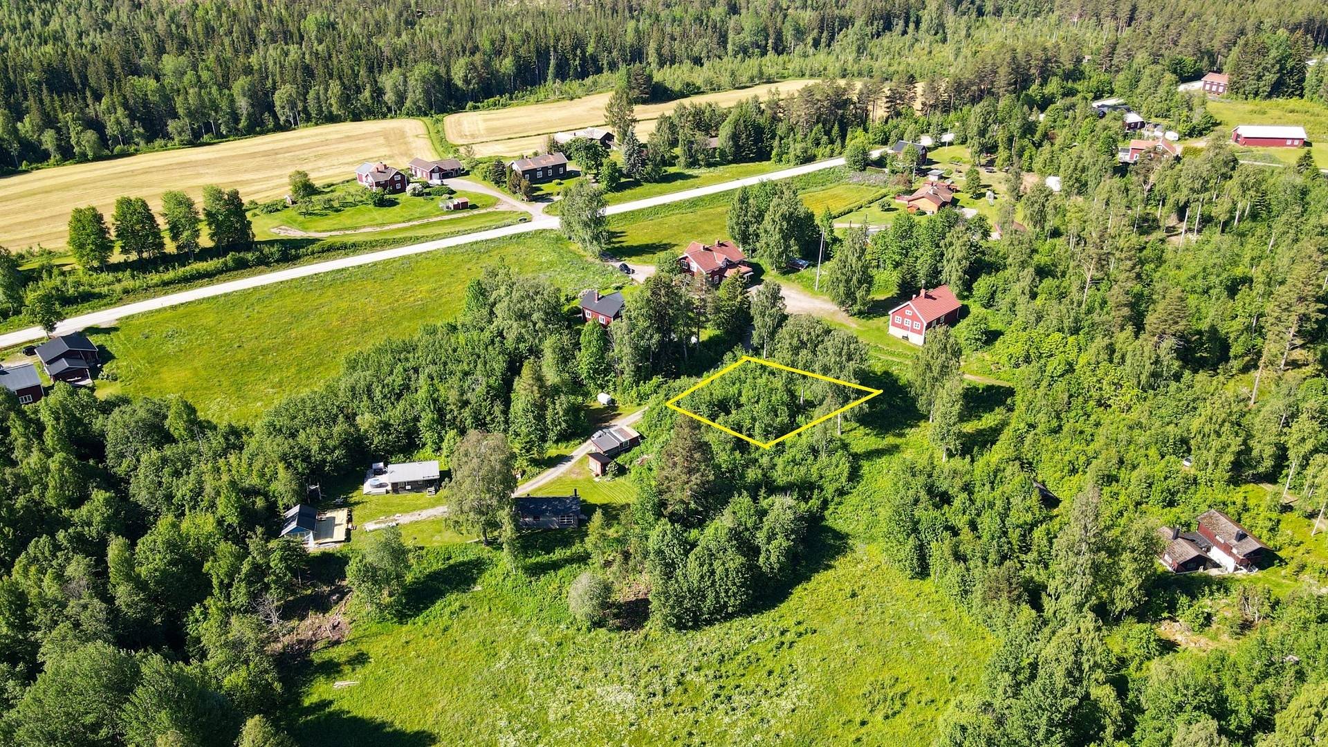 Tomt på Grönås Gränsagatan 18A Järvsö Ljusdals kommun - bild 2