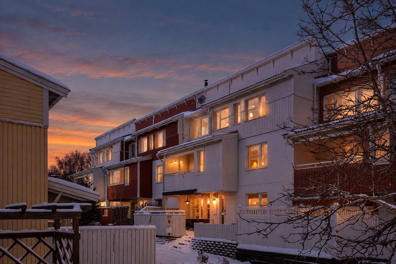 6 rum radhus på Kaveldunsgränd 29 Viby, Sollentuna kommun - bild 1