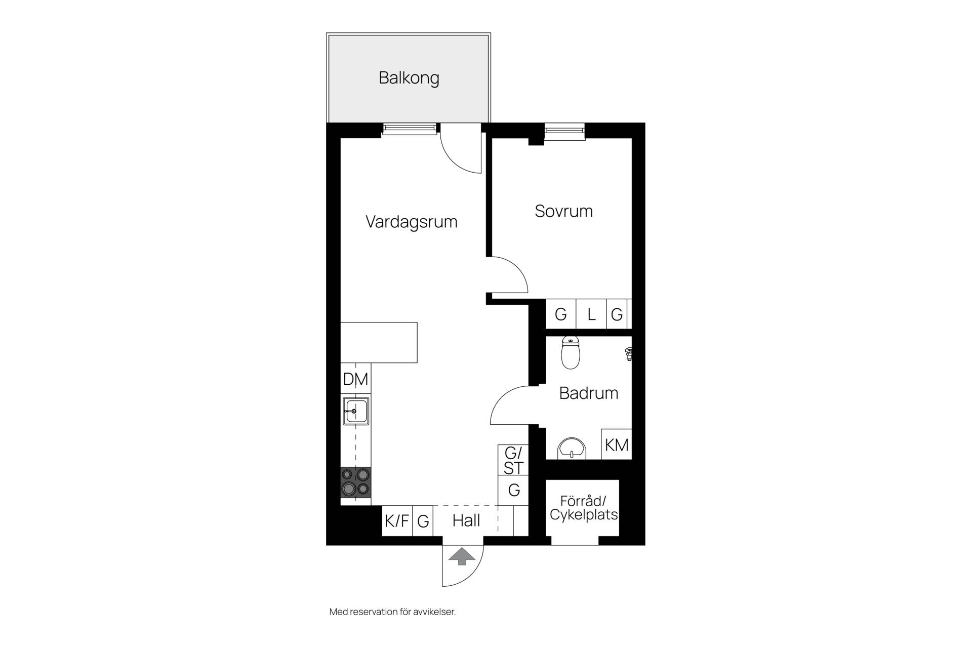 2 rum Lägenhet på Hägerneholmsvägen 7 A Hägerneholm Täby kommun - bild 15