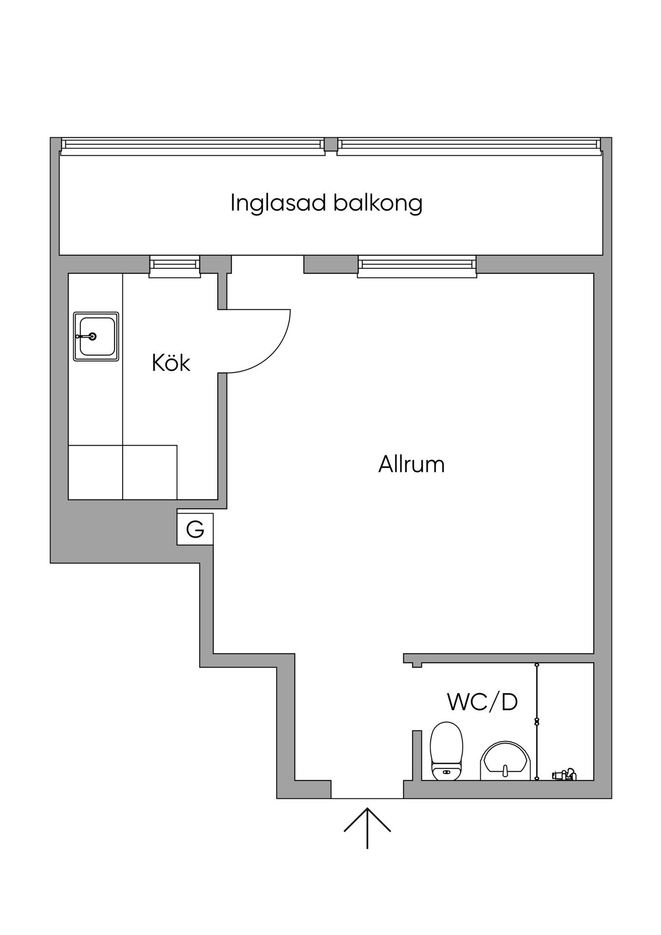 1 rum Lägenhet på Per Albin Hanssons Väg 54A Malmö Malmö kommun - bild 11