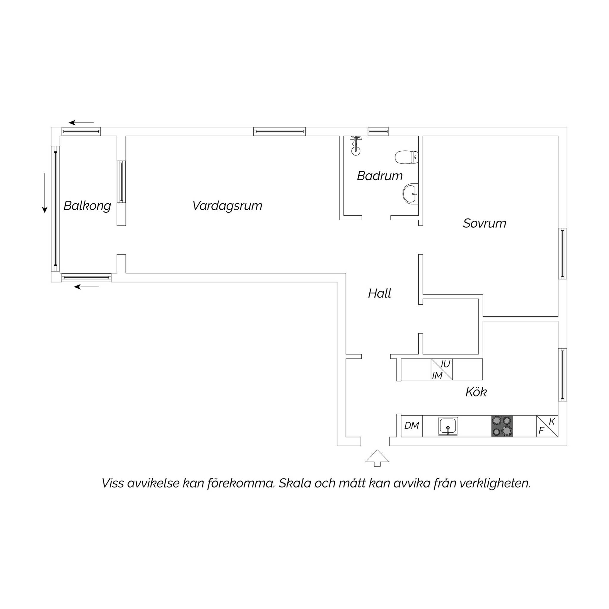 2 rum Lägenhet på Larvigatan 25B Väster Landskrona kommun - bild 13