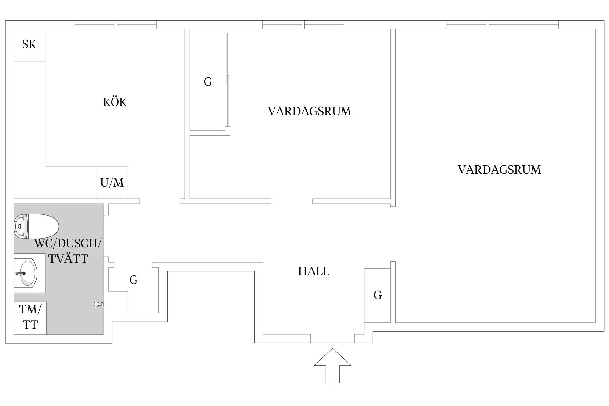 2 rum Lägenhet på Vintervädersgatan 21 Biskopsgården Göteborgs kommun - bild 14