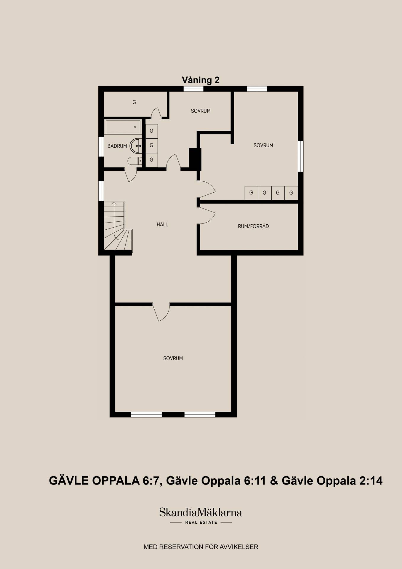 6 rum Villa på Sickervägen 23 0ppala Gävle kommun - bild 67