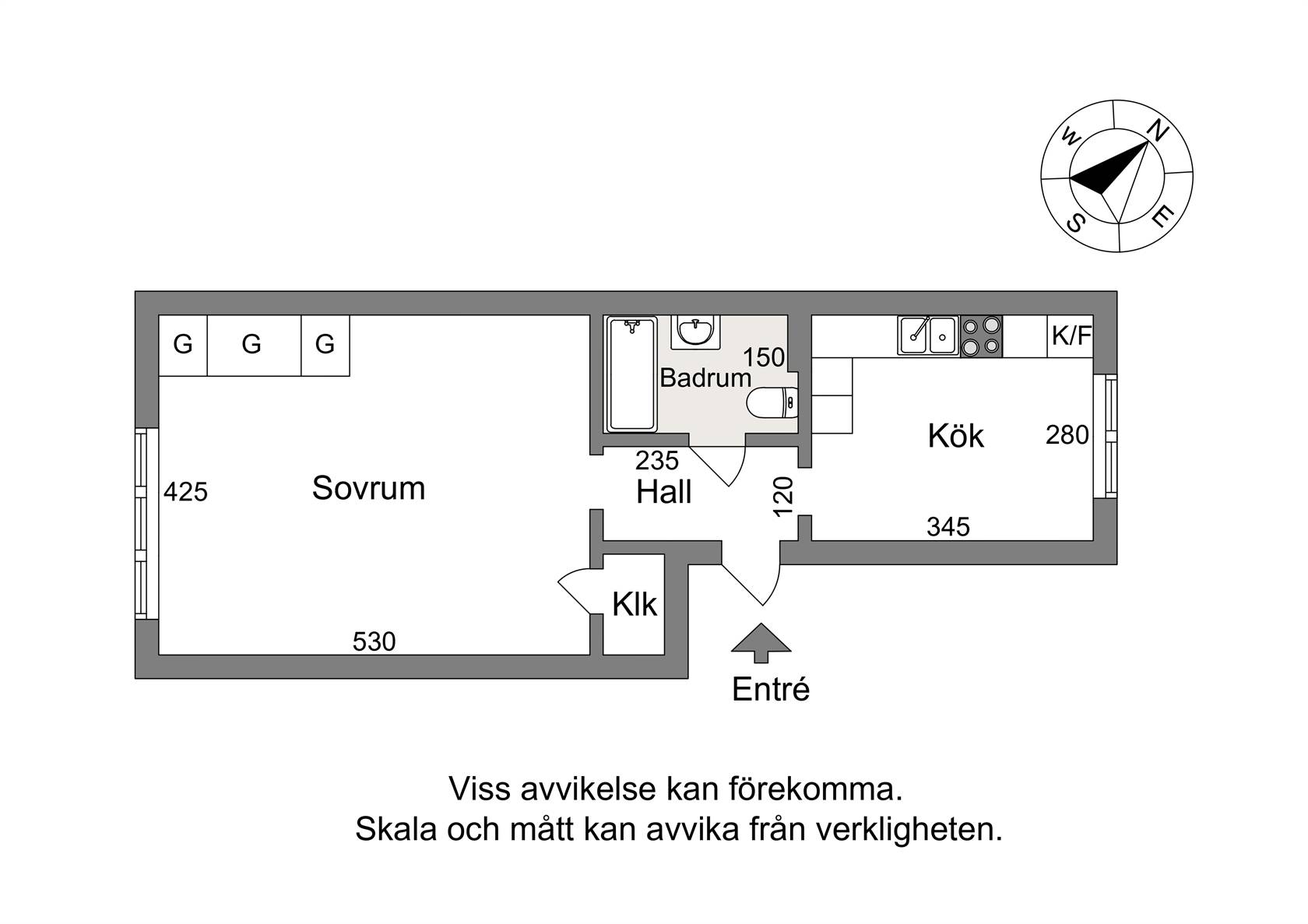 1 rum Lägenhet på Nya Tanneforsvägen 24B Tannefors Linköpings kommun - bild 17
