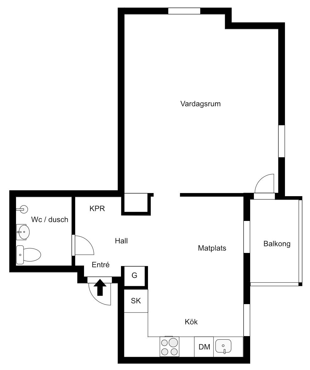 1 rum Lägenhet på Munkgatan 9 Centralt Arboga kommun - bild 21