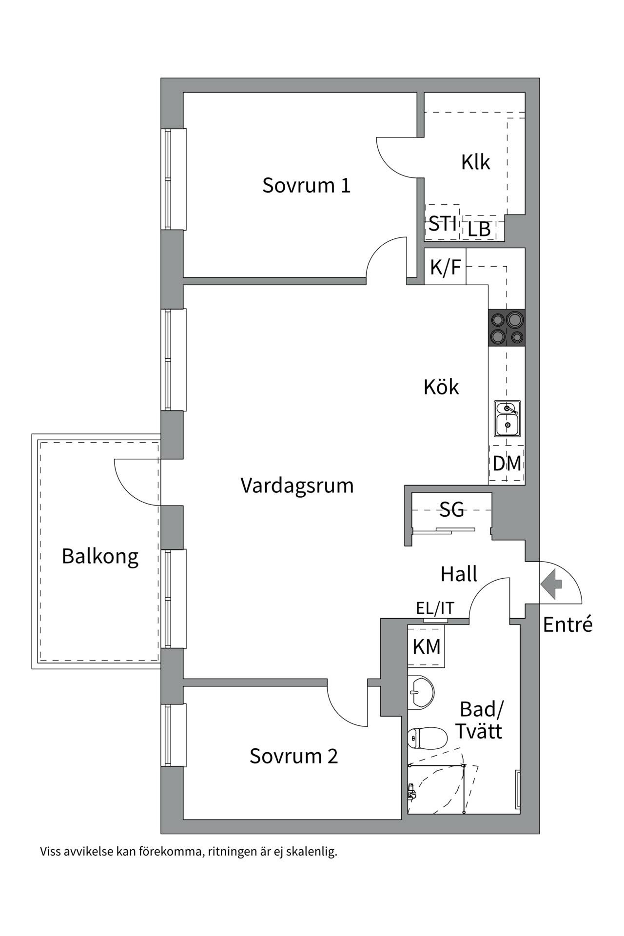 3 rum Lägenhet på Amanuensgatan 9 Rosendal Uppsala kommun - bild 37