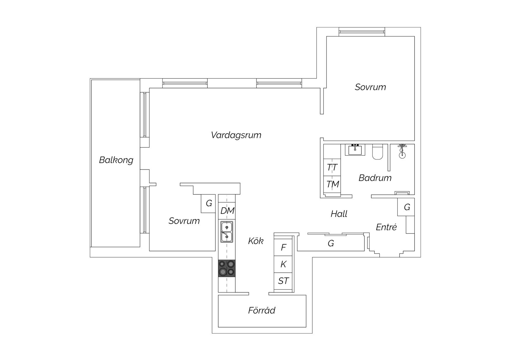 3 rum Lägenhet på Gaffelseglet 23 Vega Haninge kommun - bild 22