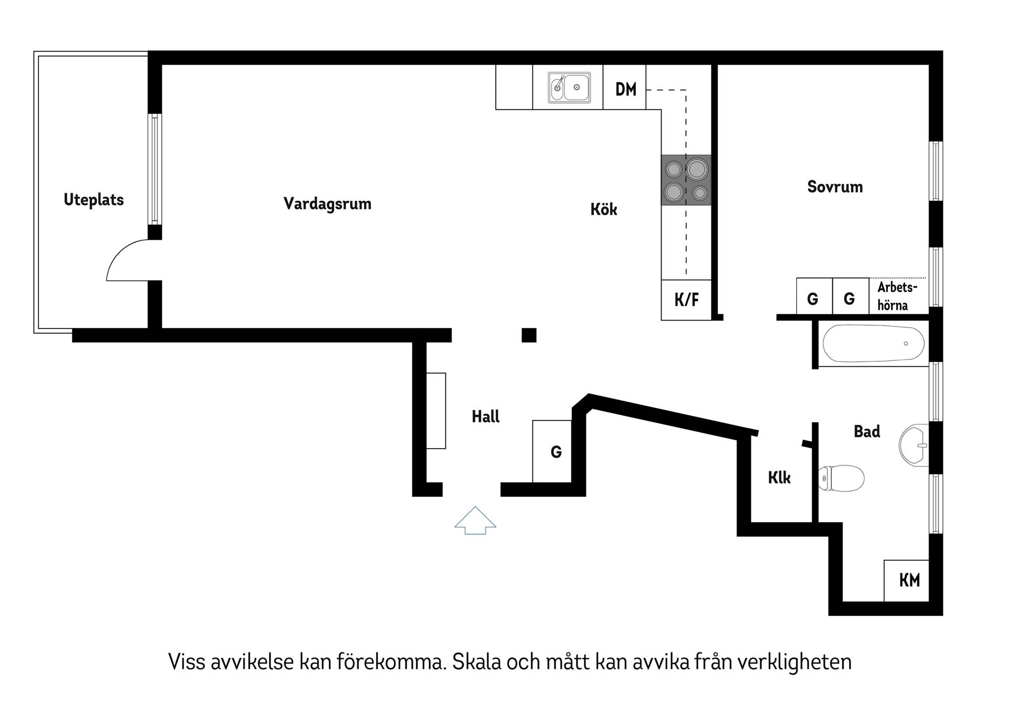 2 rum Lägenhet på Ekensbergsvägen 65 Råsunda Solna kommun - bild 30