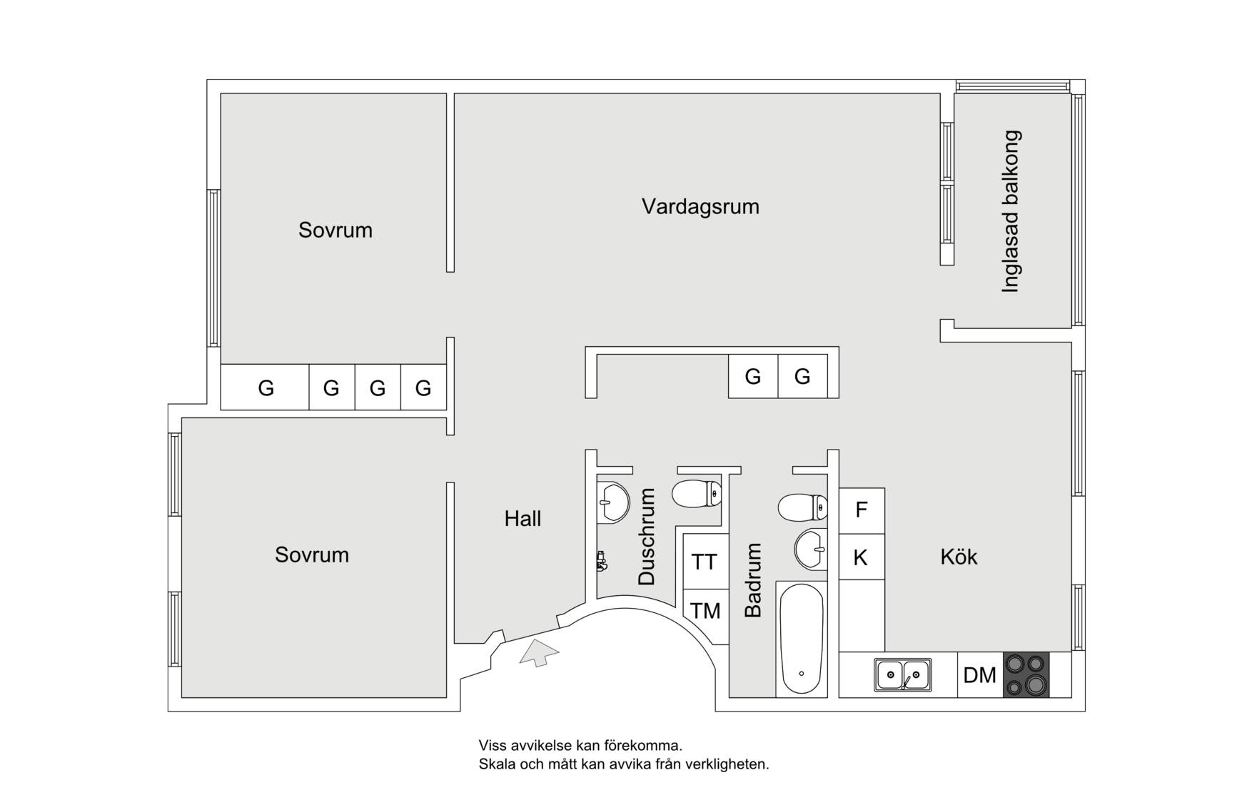 3 rum lägenhet på Vallavägen 123 Centrala Handen, Haninge kommun - bild 4