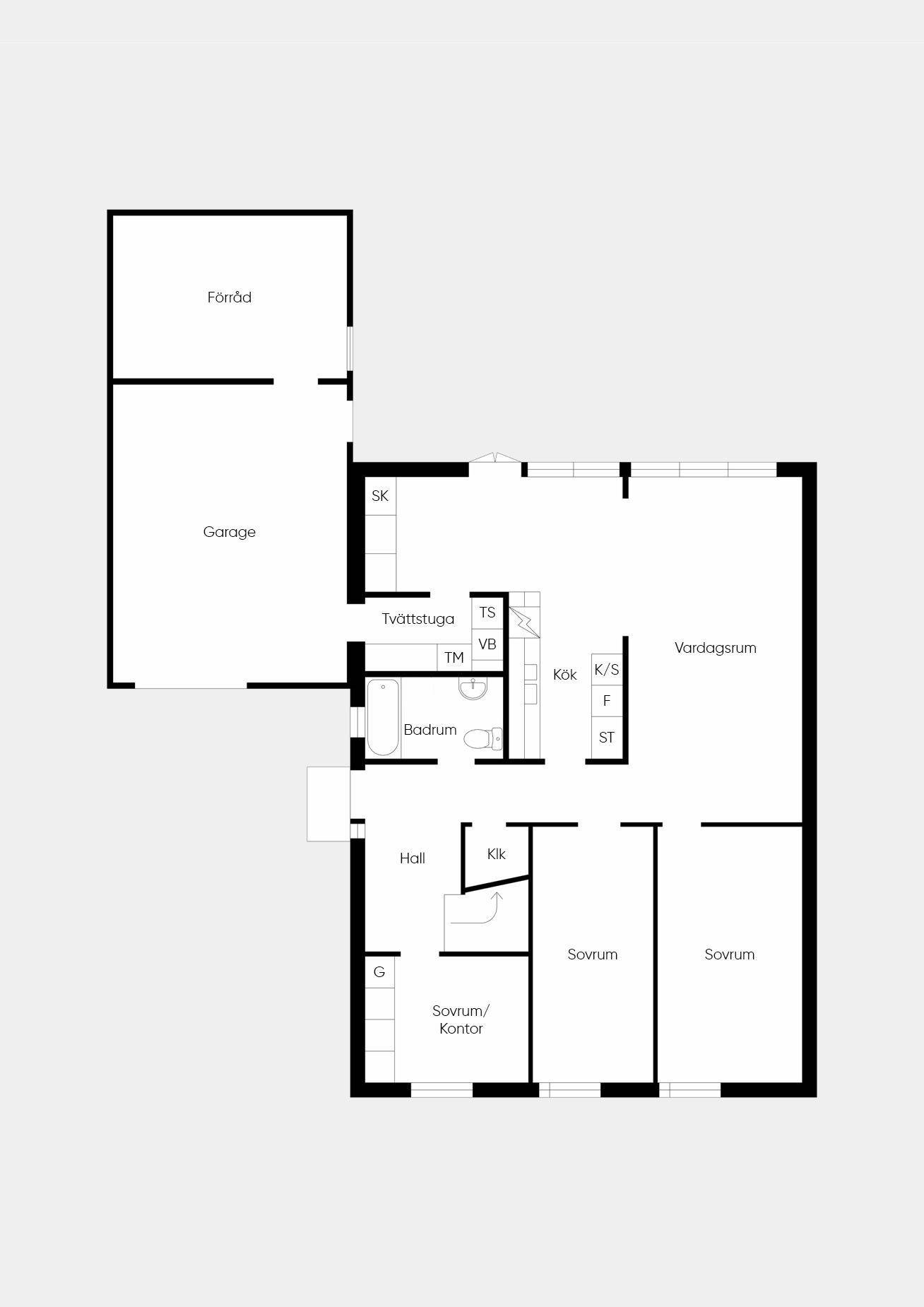 6 rum Villa på Kärrsvägen 82 Stora Kärr Habo kommun - bild 21