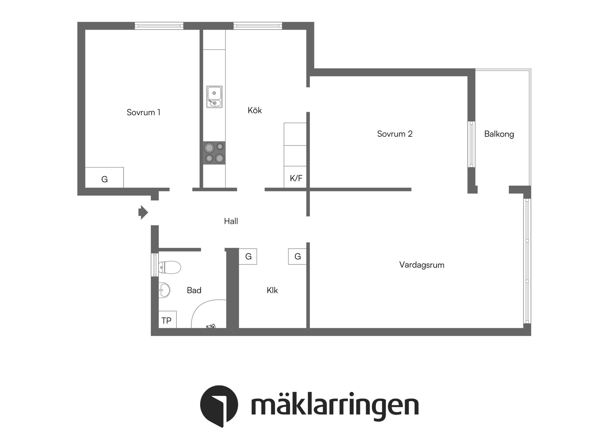 3 rum Lägenhet på Mirabellbacken 9, 3tr Hässelby Strand Stockholms kommun - bild 18