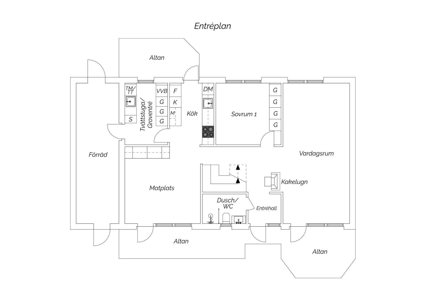 5 rum Villa på Tallkottsvägen 2 Älta - Lovisedal Nacka kommun - bild 44