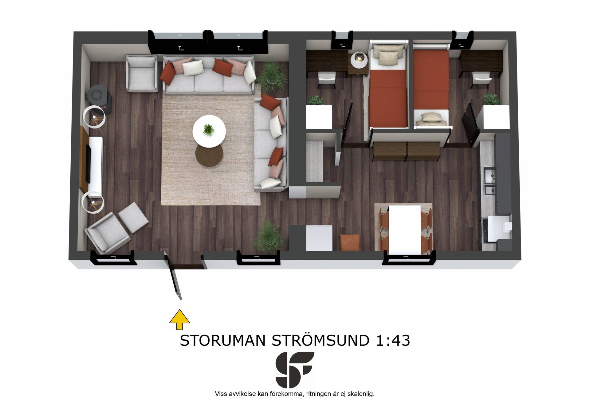 3 rum Fritidshus på Strömsund 412 Storuman Storumans kommun - bild 28