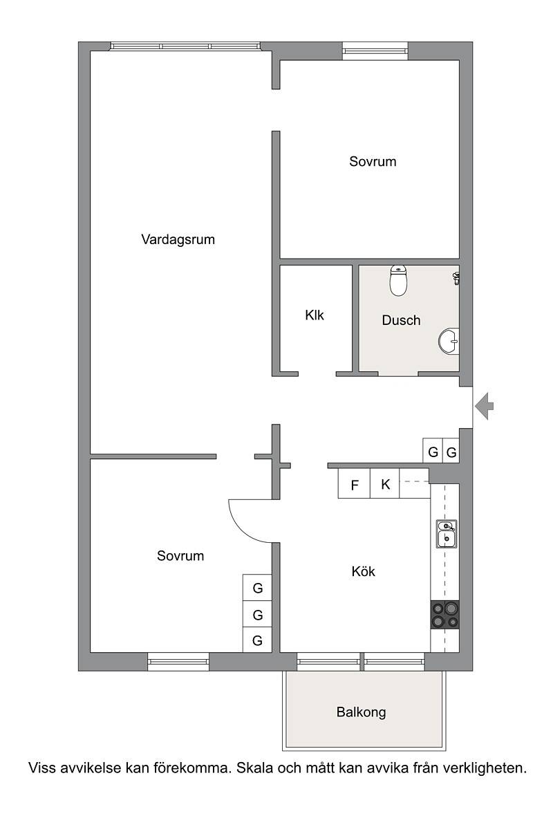 3 rum Lägenhet på Västra Tullgatan 1 B Hudiksvall Hudiksvalls kommun - bild 21