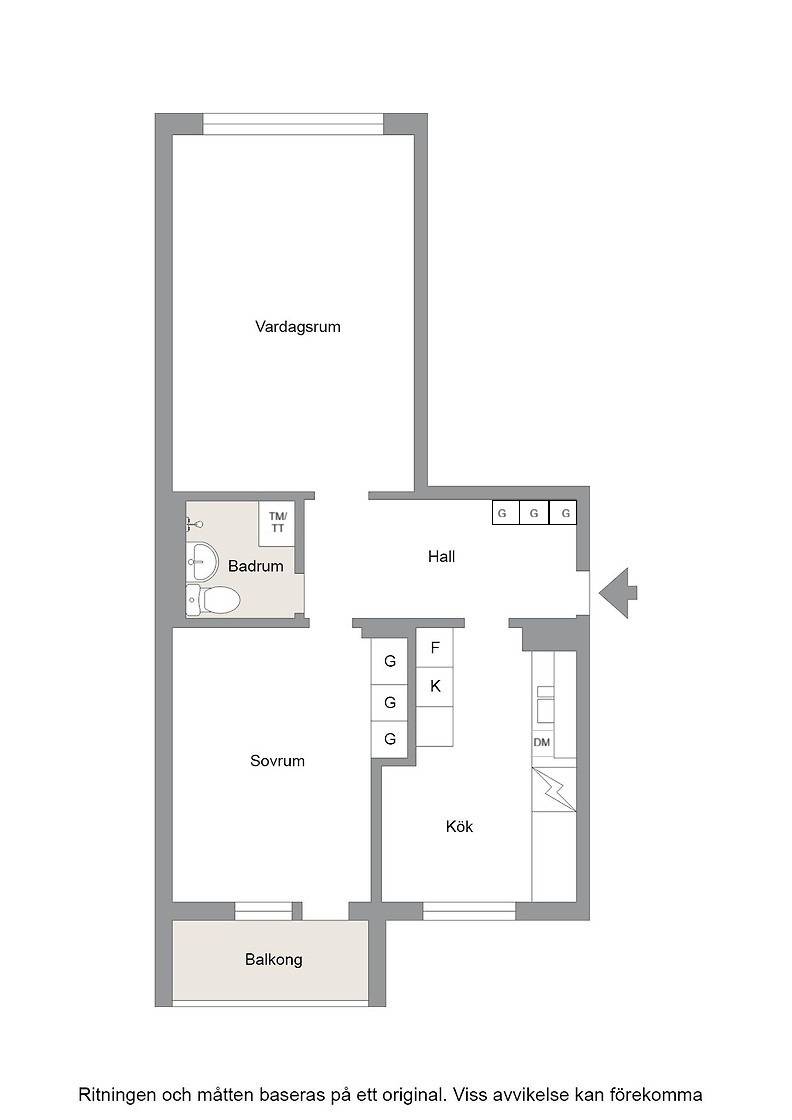 2 rum Lägenhet på Hjelmarsrörsgatan 5B Åttagård Falköpings kommun - bild 18