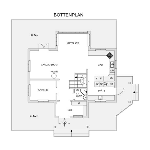 7 rum Villa på Vattgärdsvägen 3 Kalvsvik Värmdö kommun - bild 57
