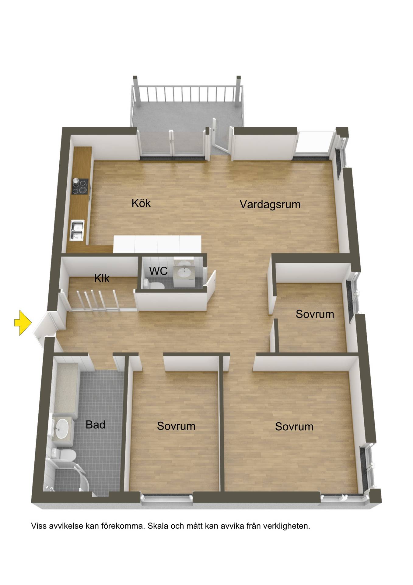 4 rum Lägenhet på Trotzgatan 48D Centralt Falu kommun - bild 32