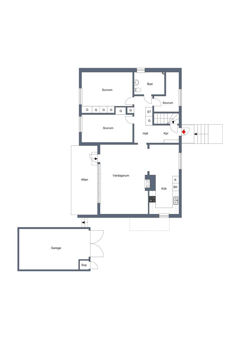 4 rum Villa på Ågatan 22 Ljungby Ljungby kommun - bild 27